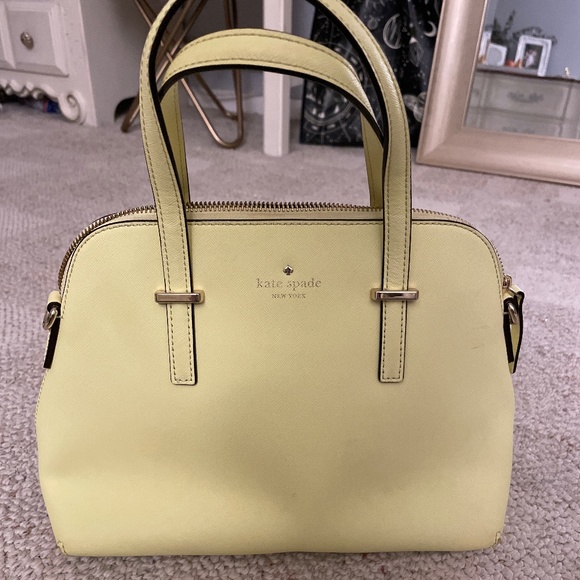 kate spade Bags Kate Spade Yellow Purse Poshmark